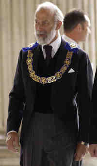 Britain's Prince Michael of Kent, Provincial Grand Master for Middlesex and Grand Master for The Mark Mason