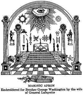 Washingtons Masonic Apron