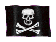 Jolly Roger, Skull & Crossbones, Pirate Flag Masonic, Freemasons, Freemasonry, Freemason