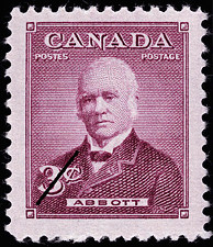 Postage Stamp, Sir John Abbott, Prime Minister of Canada
