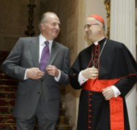 King Juan Carlos of Spain, Vatican Secretary of State Cardinal Tarscio Bertone, Freemasons, freemason, Freemasonry