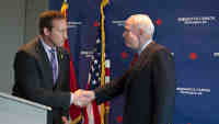 Sen. John McCain, R-Ariz., shakes hands with Canadian Defense Minister Peter MacKay, freemasons, freemasonry