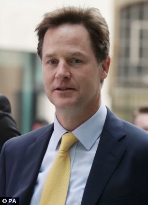 Liberal Democrat leader Nick Clegg, cyril smith, freemasons