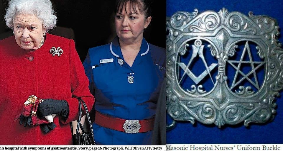 Why is Queen Elizabeth’s Nurse Wearing a Masonic Belt?